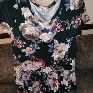Floral Baby doll top